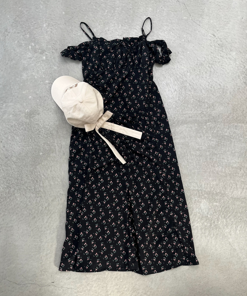 ギャザーワンピース 詳細画像 ブラック 21