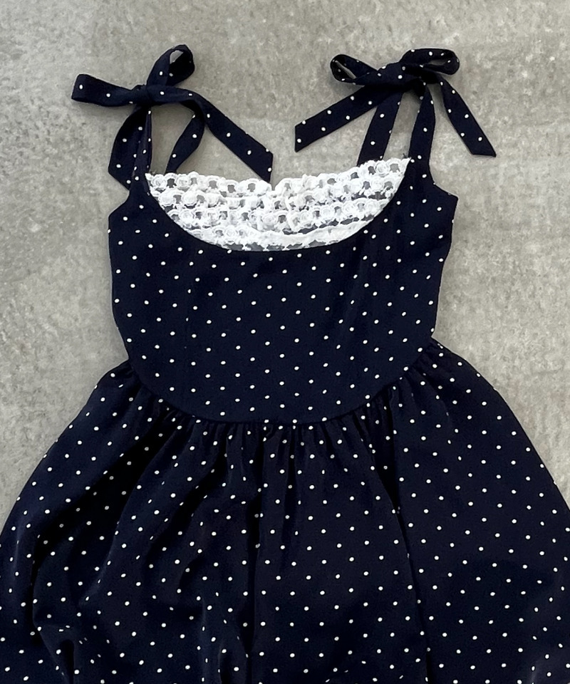 【＠onefive MOMO＆SOYO 様 着用】バルーンワンピース 詳細画像 ネイビー 10