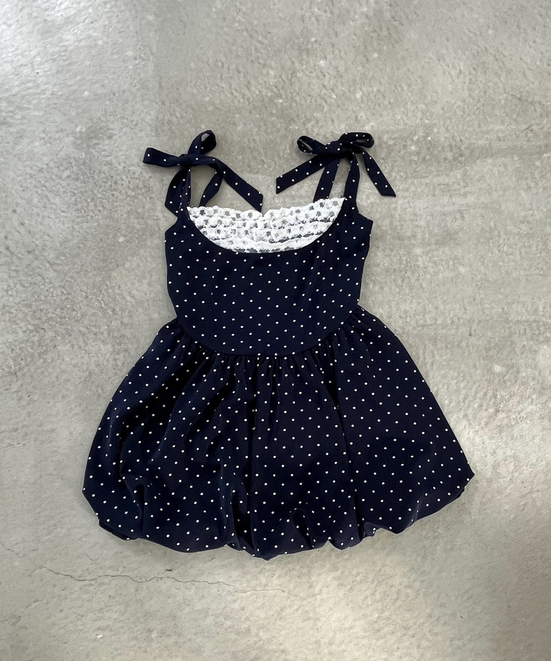 【＠onefive MOMO＆SOYO 様 着用】バルーンワンピース 詳細画像 ネイビー 9