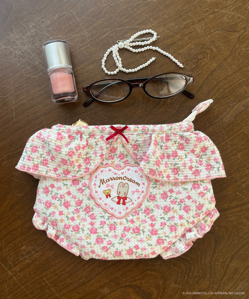 【MARRONCREAM】PANTIES POUCH  詳細画像 オフホワイト 1