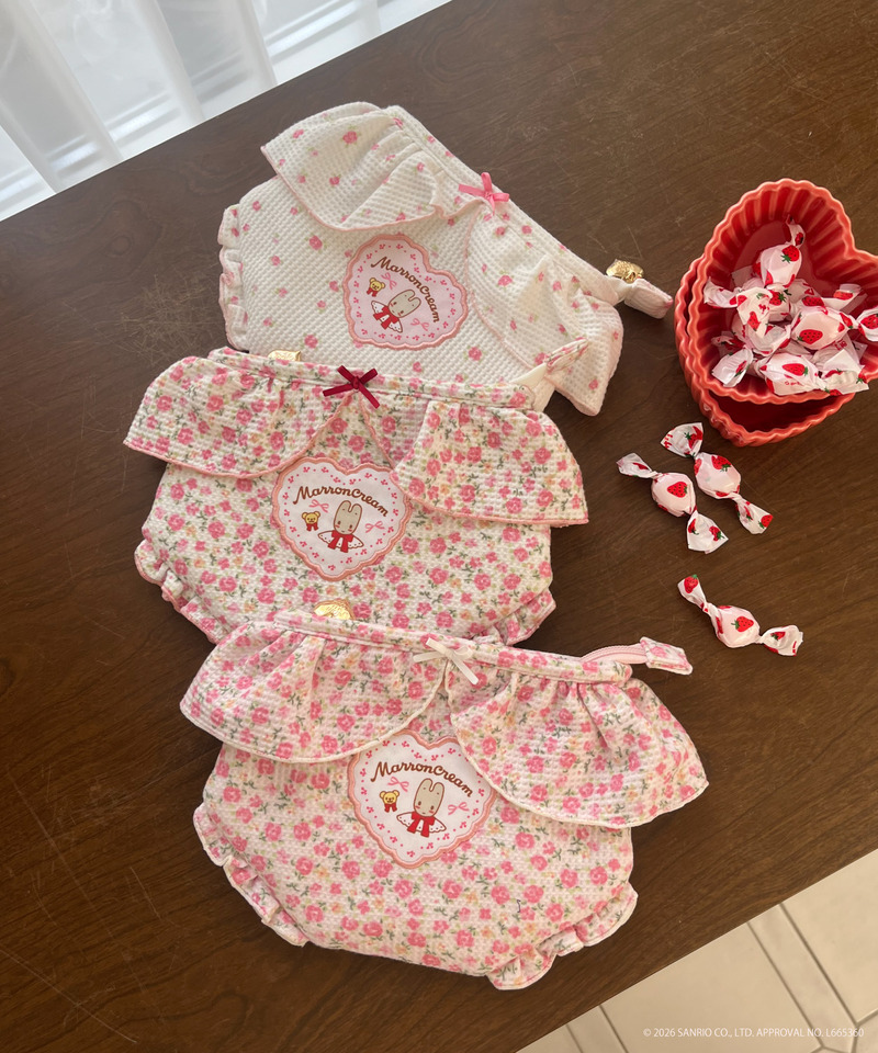 【MARRONCREAM】PANTIES POUCH  詳細画像 オフホワイト 2