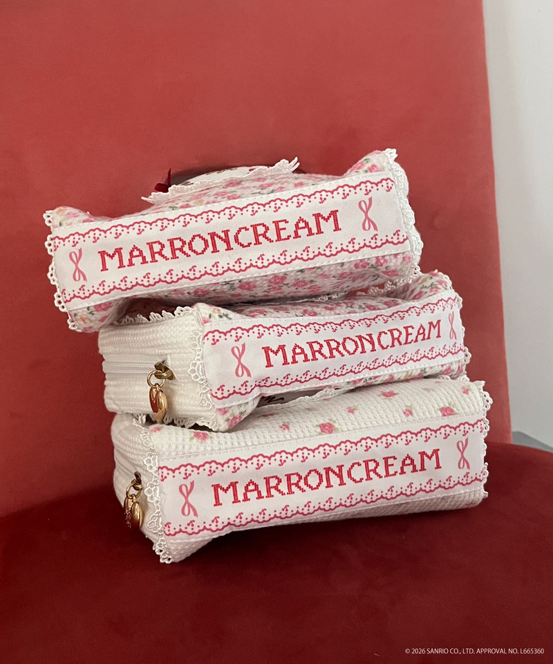 【MARRONCREAM】BOOK POUCH  詳細画像 オフホワイト 3