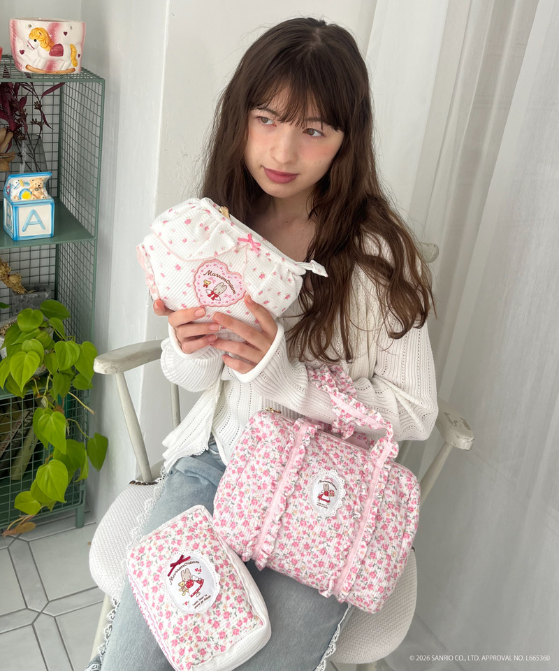 【MARRONCREAM】QUILTING MINI BAG 詳細画像 ピンク 15