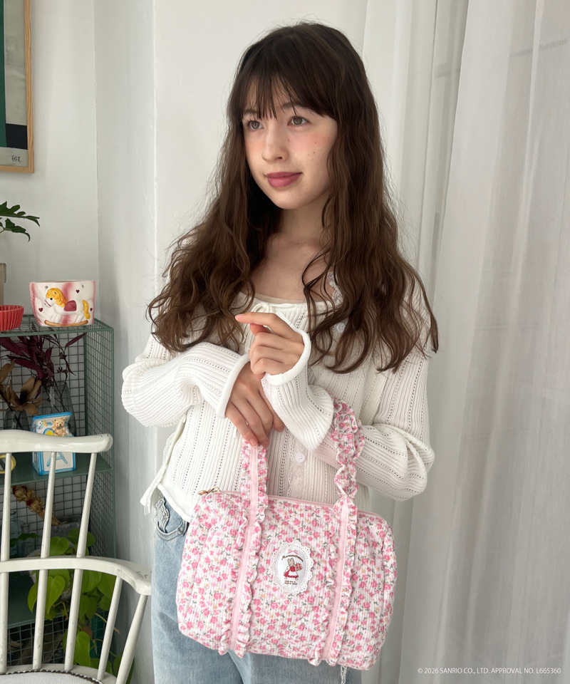 【MARRONCREAM】QUILTING MINI BAG 詳細画像 ピンク 17