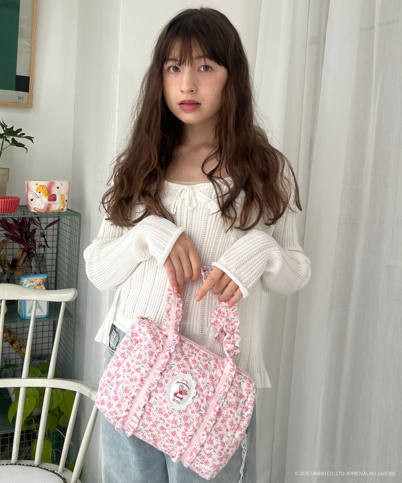 【MARRONCREAM】QUILTING MINI BAG 詳細画像 ピンク 18