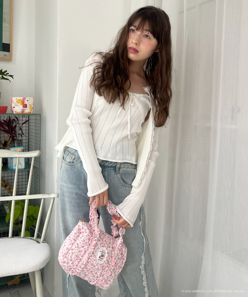 【MARRONCREAM】QUILTING MINI BAG 詳細画像 ピンク 19