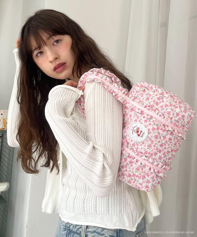 【MARRONCREAM】QUILTING MINI BAG 詳細画像 ピンク 8