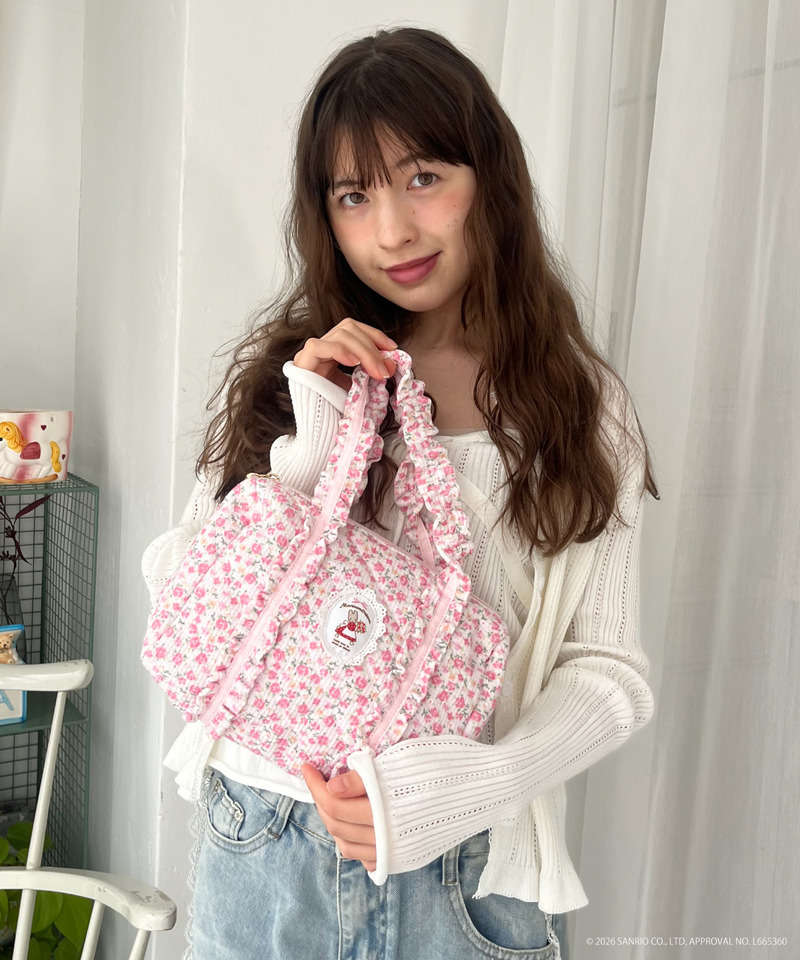【MARRONCREAM】QUILTING MINI BAG 詳細画像 ピンク 9