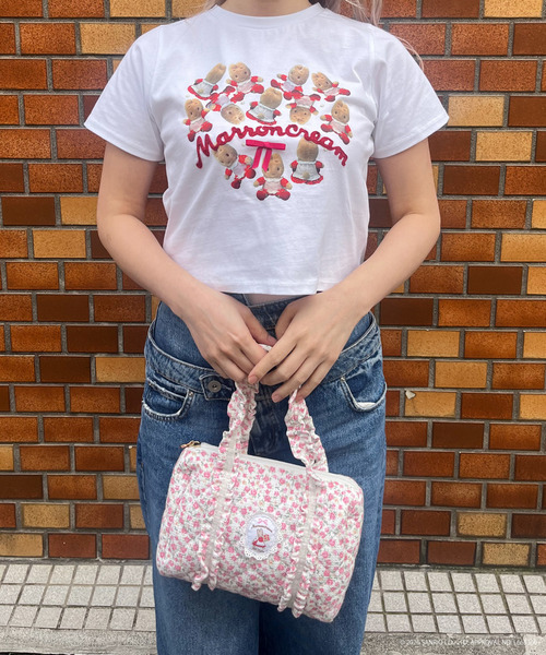 【MARRONCREAM】HEART TEE  詳細画像