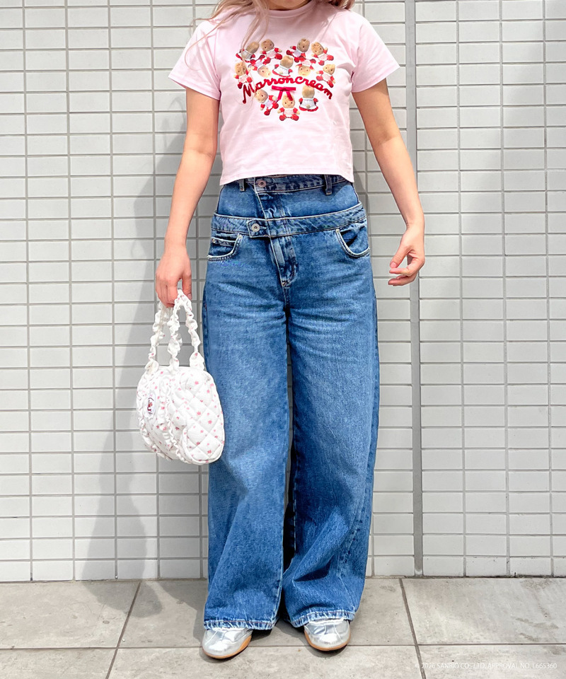 【MARRONCREAM】HEART TEE  詳細画像 ピンク 6