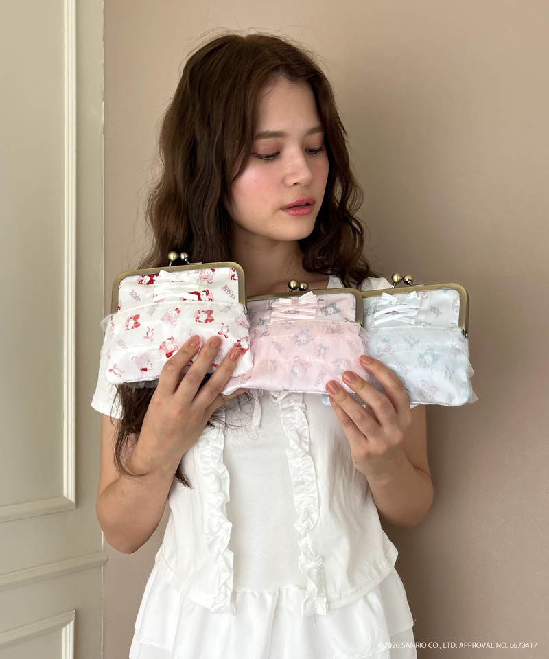 Balletcore【HELLO KITTY】LACEUP  POUCH 詳細画像 ピンク 5