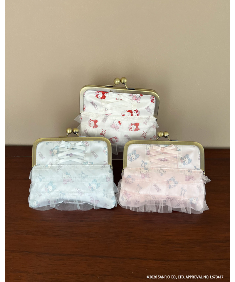 Balletcore【HELLO KITTY】LACEUP  POUCH 詳細画像 ピンク 7