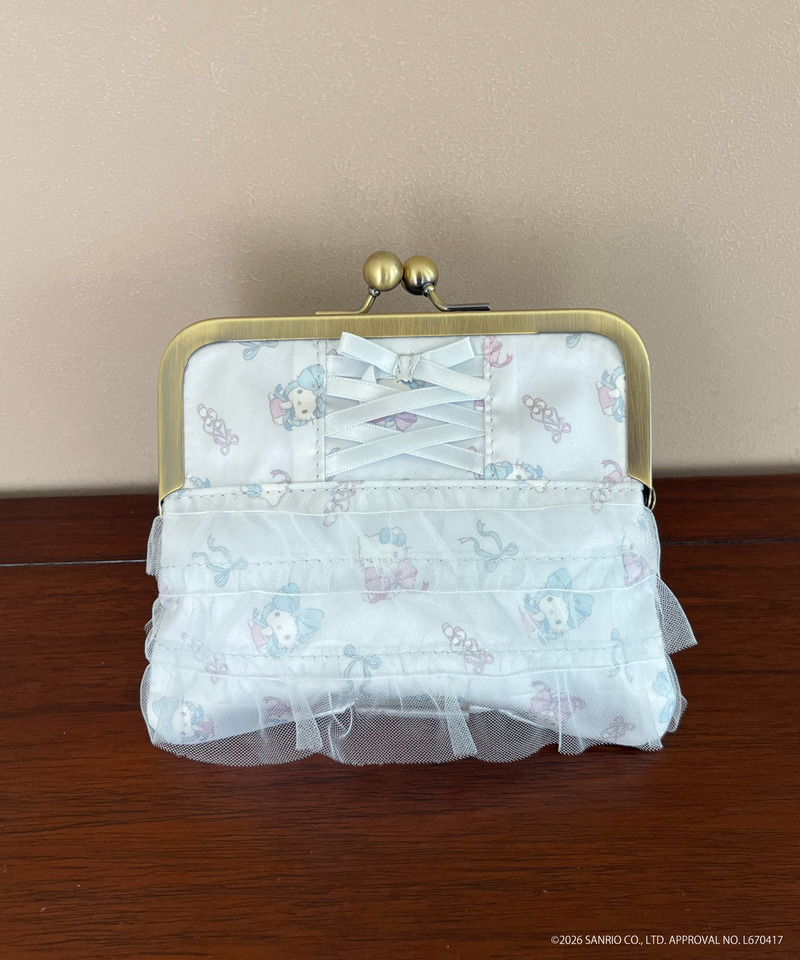 Balletcore【HELLO KITTY】LACEUP  POUCH 詳細画像 ブルー 1