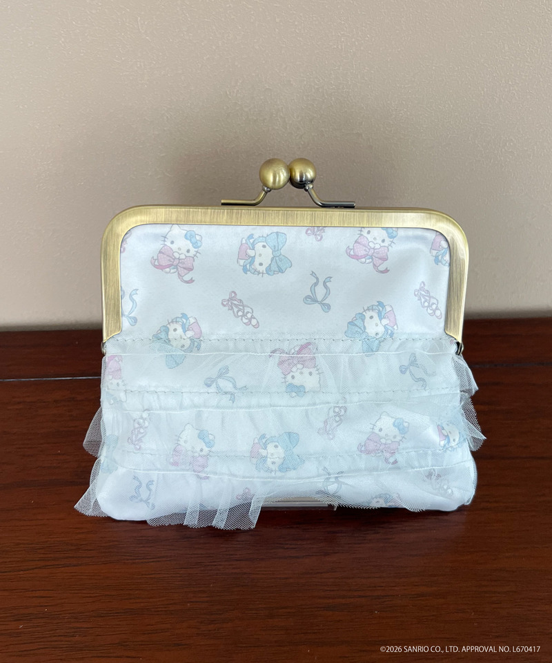 Balletcore【HELLO KITTY】LACEUP  POUCH 詳細画像 ブルー 6