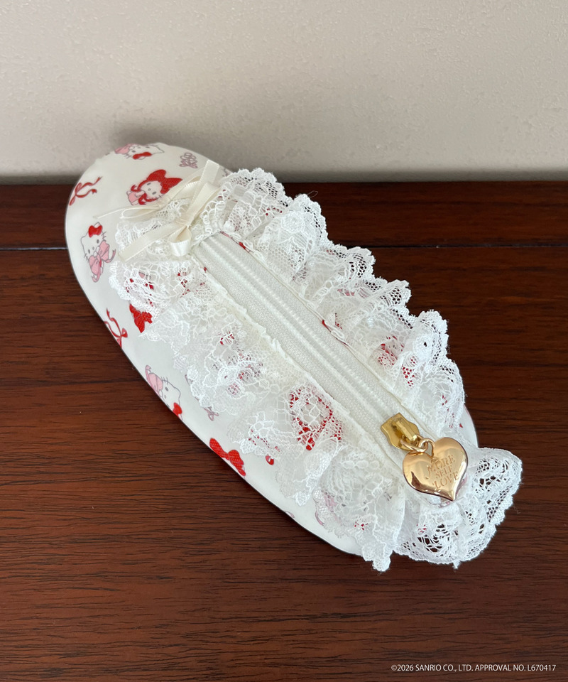 Balletcore【HELLO KITTY】SHOES  POUCH 詳細画像 オフホワイト 6