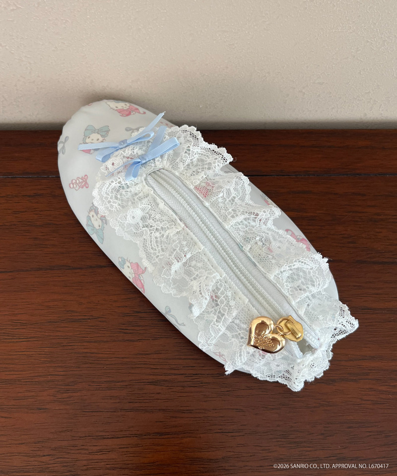 Balletcore【HELLO KITTY】SHOES  POUCH 詳細画像 ブルー 6