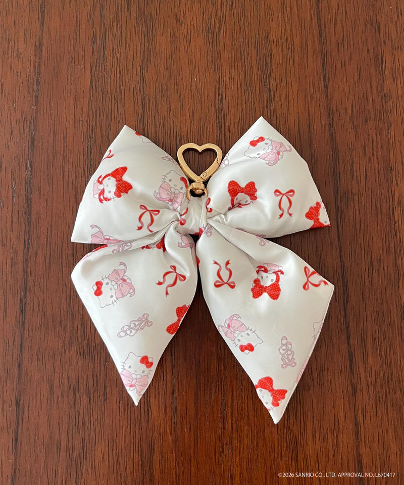 Balletcore【HELLO KITTY】RIBBON CHARM 詳細画像 オフホワイト 2