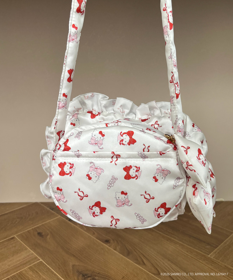 Balletcore【HELLO KITTY】FACE DESIGN TOTE BAG 詳細画像 オフホワイト 13