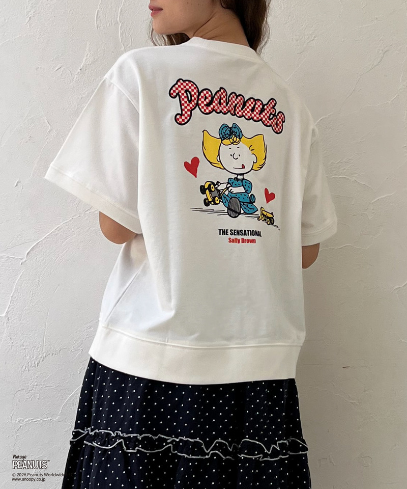 【PEANUT】アップリケTシャツ 詳細画像 オフホワイト 1