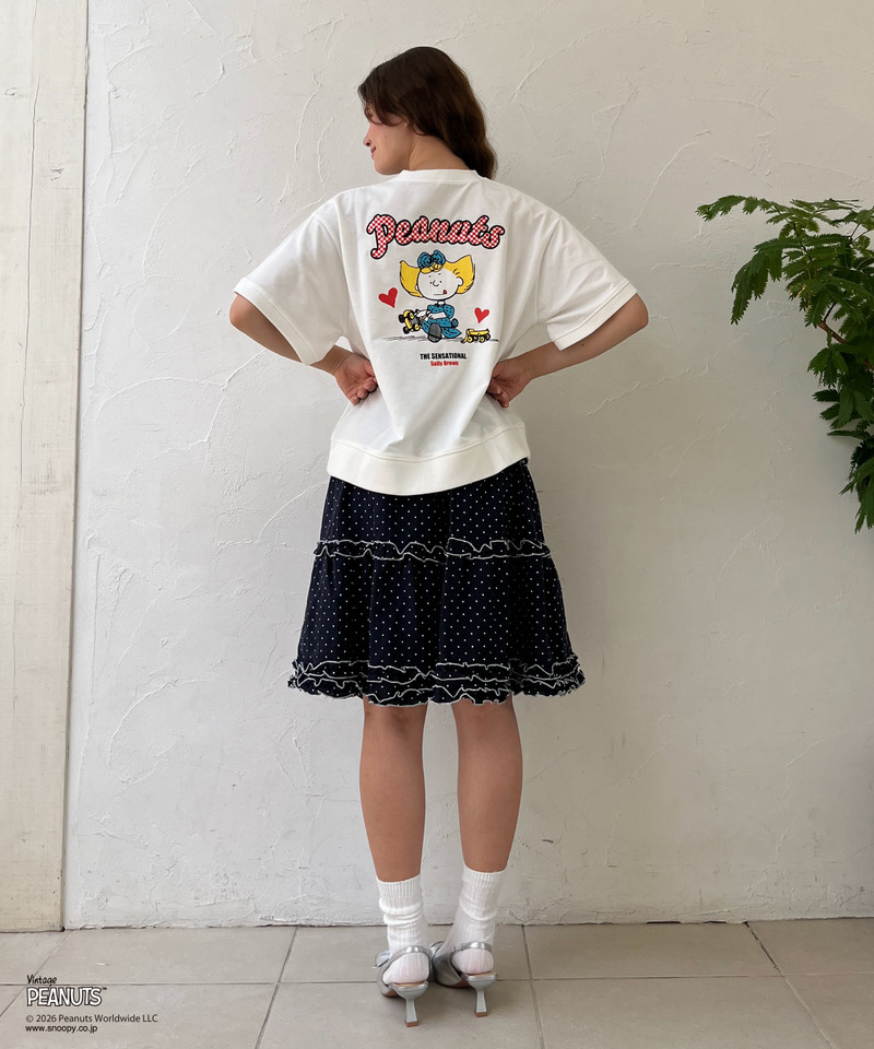 【PEANUT】アップリケTシャツ 詳細画像 オフホワイト 3