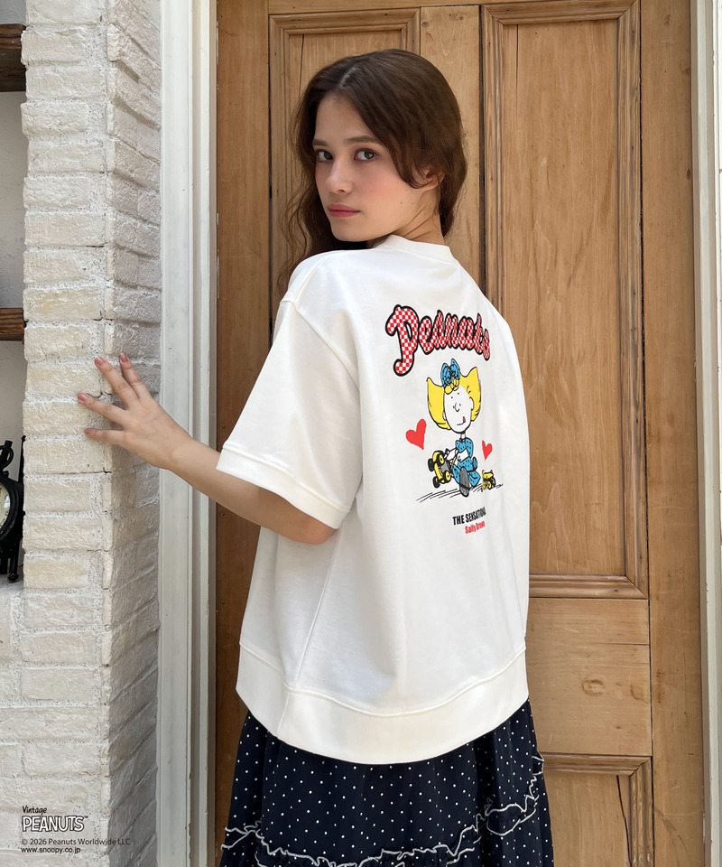 【PEANUT】アップリケTシャツ 詳細画像 オフホワイト 9