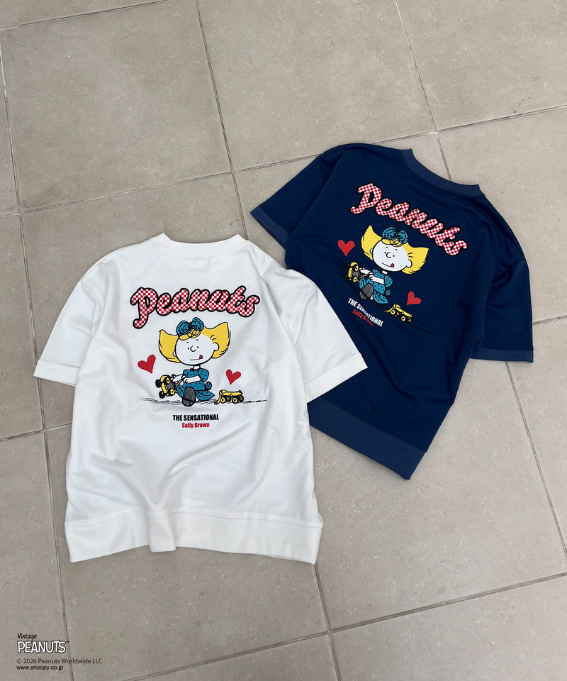 【PEANUT】アップリケTシャツ 詳細画像 ネイビー 12