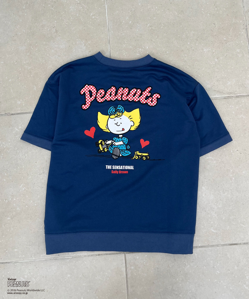 【PEANUT】アップリケTシャツ 詳細画像 ネイビー 6