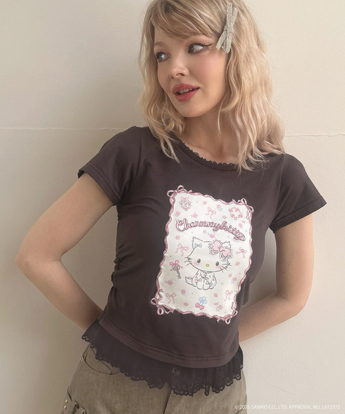 【CHARMMY KITTY】RIBBON TEE 詳細画像