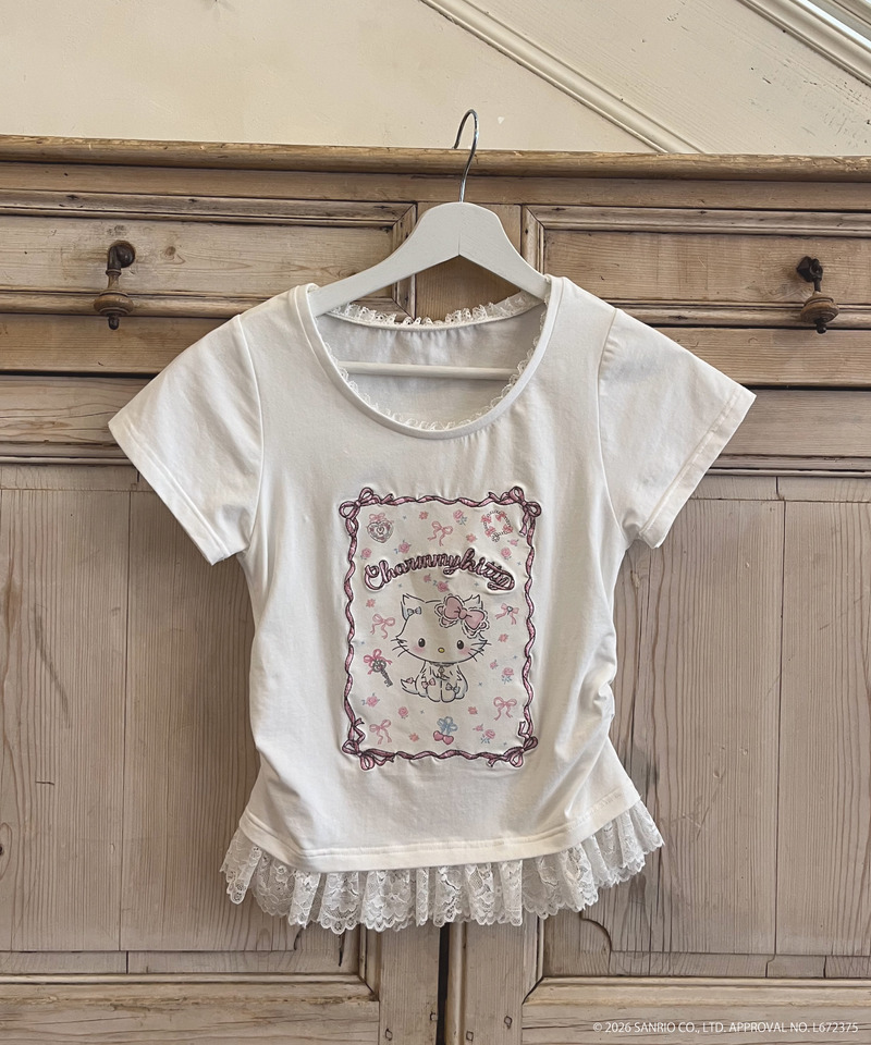 【CHARMMY KITTY】RIBBON TEE 詳細画像 オフホワイト 12