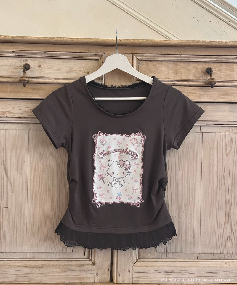 【CHARMMY KITTY】RIBBON TEE 詳細画像 ブラック 8