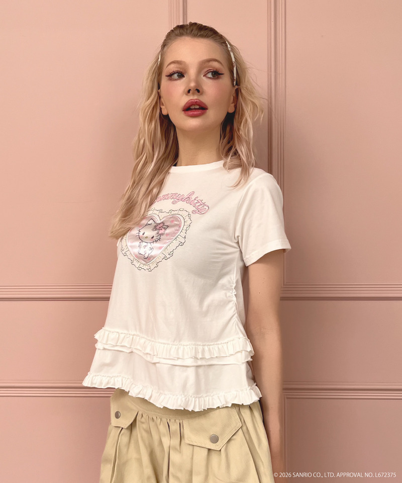 【CHARMMY KITTY】HEART TEE 詳細画像 オフホワイト 12
