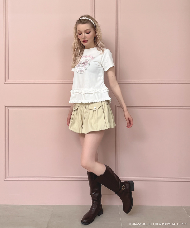 【CHARMMY KITTY】HEART TEE 詳細画像 オフホワイト 6