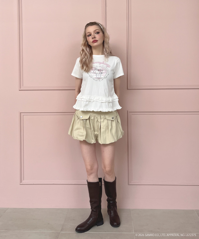 【CHARMMY KITTY】HEART TEE 詳細画像 オフホワイト 7
