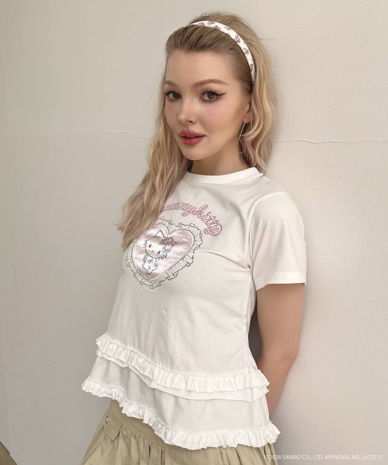 【CHARMMY KITTY】HEART TEE 詳細画像 オフホワイト 8