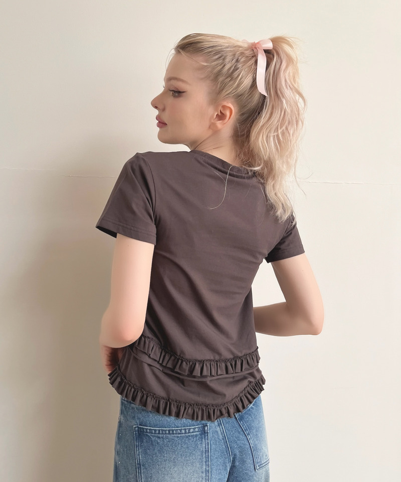【CHARMMY KITTY】HEART TEE 詳細画像 ブラック 9