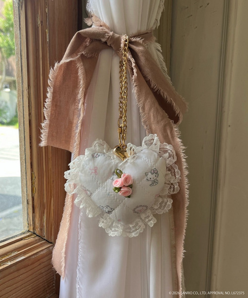 【CHARMMY KITTY】QUILTING HEART CHARM 詳細画像