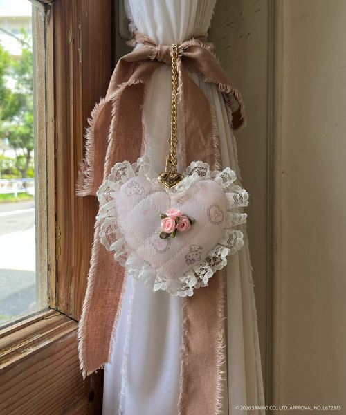 【CHARMMY KITTY】QUILTING HEART CHARM 詳細画像