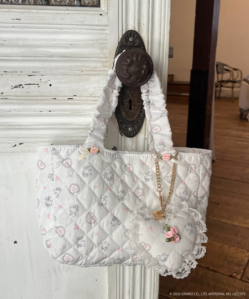 【CHARMMY KITTY】QUILTING HEART CHARM 詳細画像 オフホワイト 2