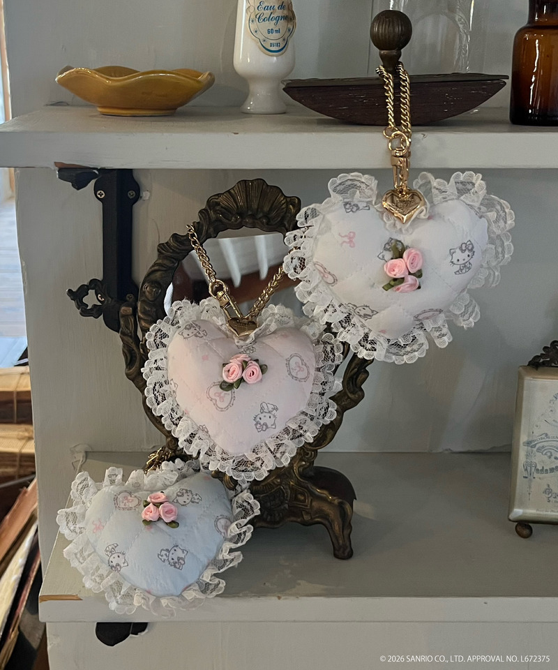 【CHARMMY KITTY】QUILTING HEART CHARM 詳細画像 オフホワイト 5