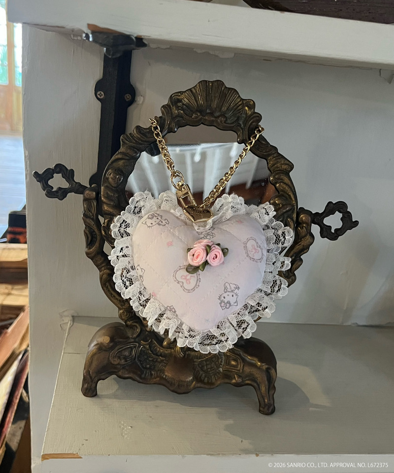 【CHARMMY KITTY】QUILTING HEART CHARM 詳細画像 ピンク 3