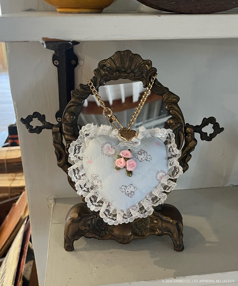 【CHARMMY KITTY】QUILTING HEART CHARM 詳細画像 ブルー 3