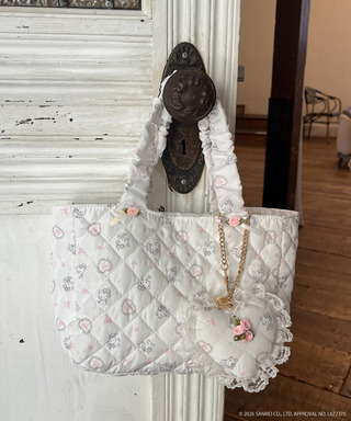 【CHARMMY KITTY】 QUILTING FRILL MINI BAG