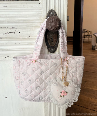 【CHARMMY KITTY】 QUILTING FRILL MINI BAG