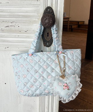 【CHARMMY KITTY】 QUILTING FRILL MINI BAG