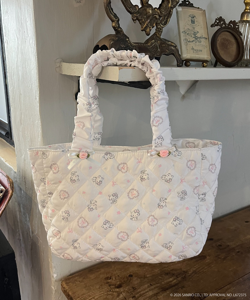 【CHARMMY KITTY】 QUILTING FRILL MINI BAG 詳細画像 オフホワイト 2