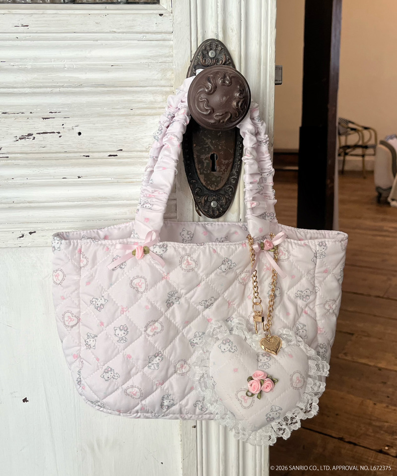 【CHARMMY KITTY】 QUILTING FRILL MINI BAG 詳細画像 ピンク 1