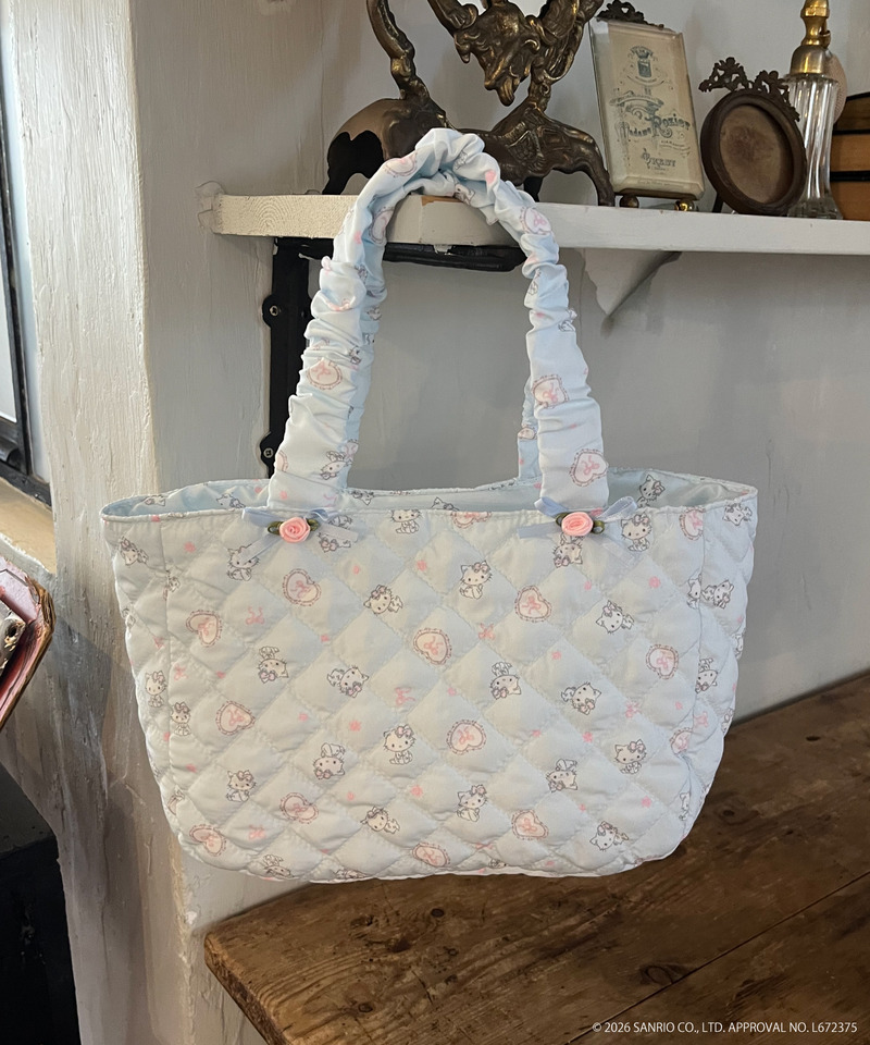 【CHARMMY KITTY】 QUILTING FRILL MINI BAG 詳細画像 ブルー 8