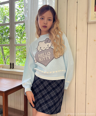 ANGEL【HELLO KITTY】HEART KNIT