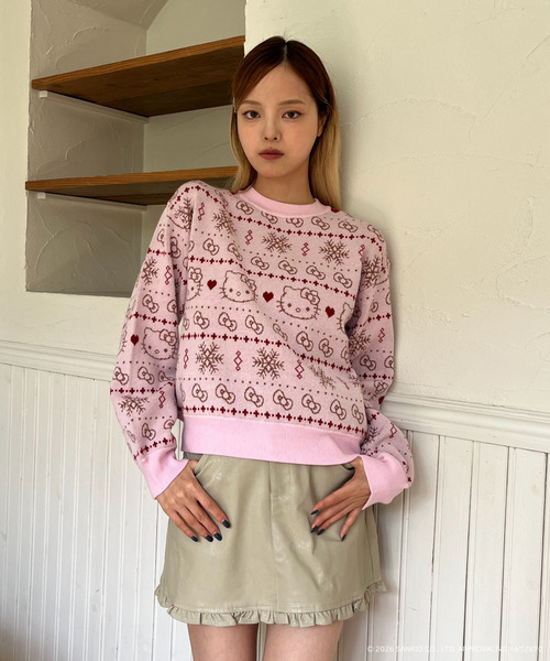 【HELLO KITTY】SNOW KNIT
