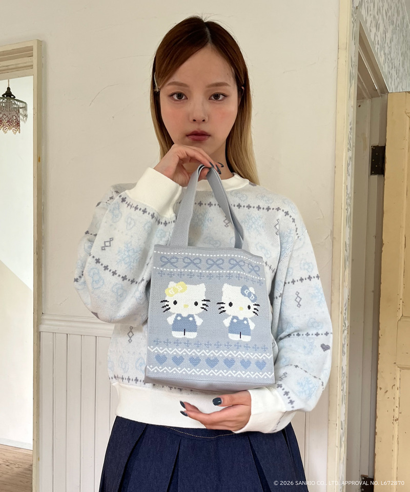 【HELLO KITTY】SNOW KNIT 詳細画像 オフホワイト 10